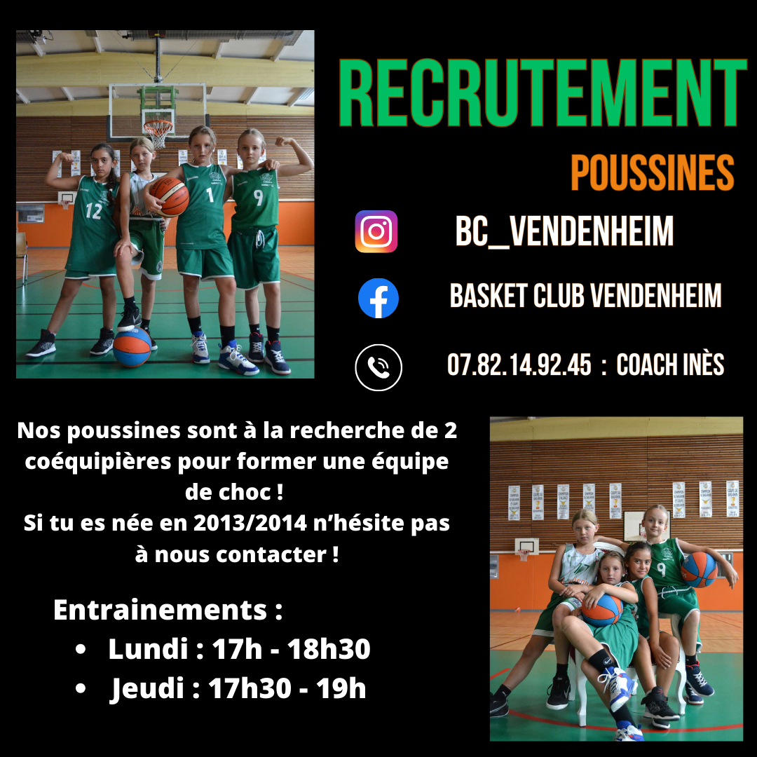 RECRUTEMENT POUSSINES